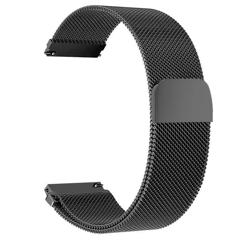 Elegant 20mm Stainless Steel Milanese Watch Strap - Magnetic Closure Bracelet