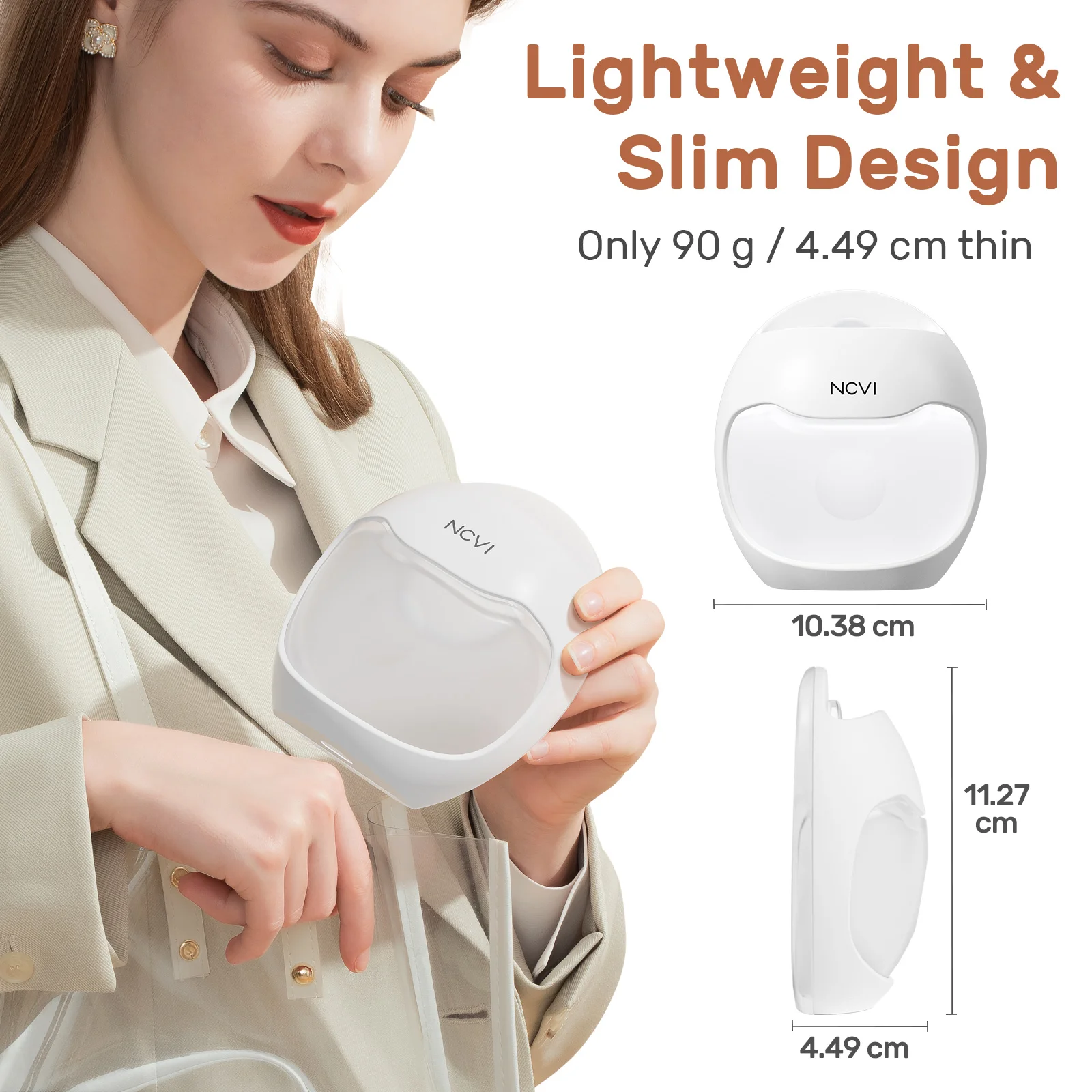 NCVI Breast Milk Collector, Milk Catcher, Breast Shells Protect Sore Nipples for Breastfeeding, Reusable Breastmilk Saver 2