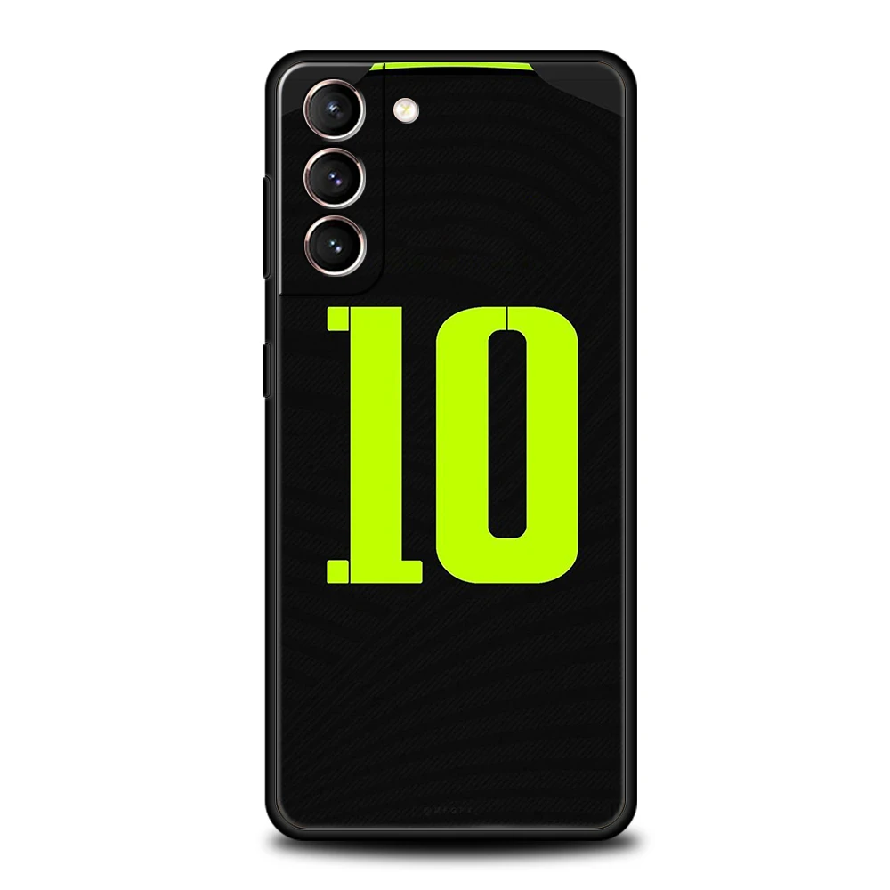 Football Number Shockproof TPU Phone Case