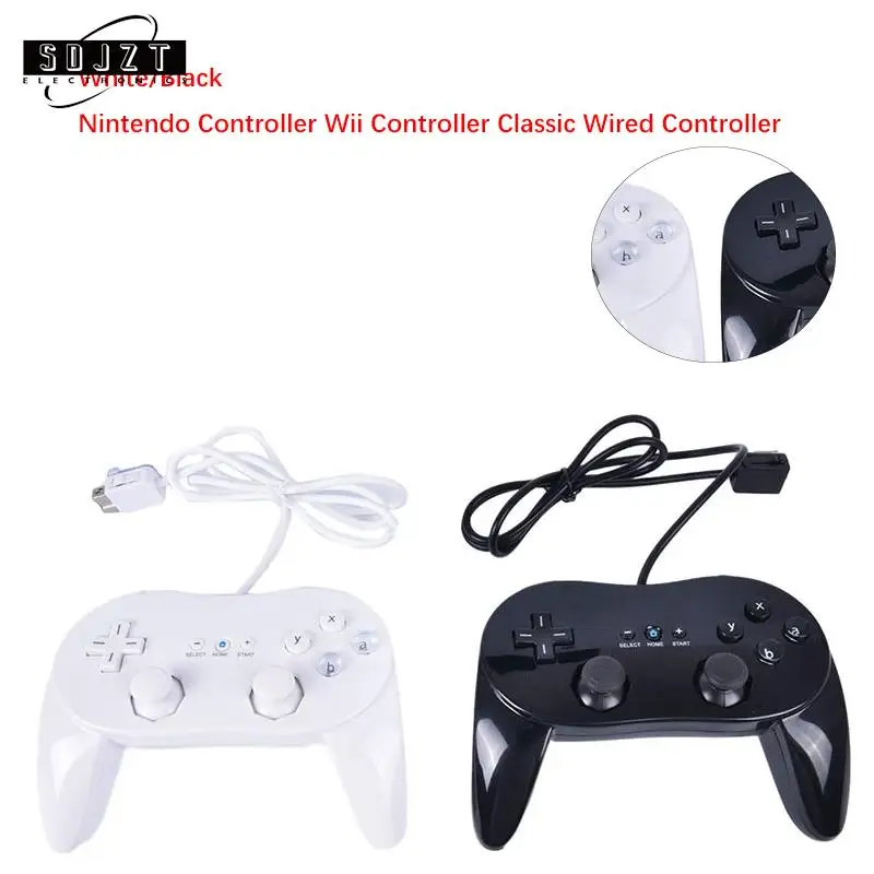 WiredClassicProControllerparaWiiConsoleGameGamepadJogosde