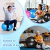 Exercise Yoga Ball Yoga Balance Stability Swiss Ball Support Up to 200 lbs Suitable for office home work gym 3