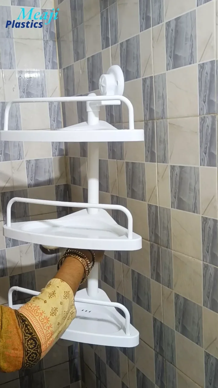 Stylish & Durable: Elite Washroom Corner Rack for Modern Homes