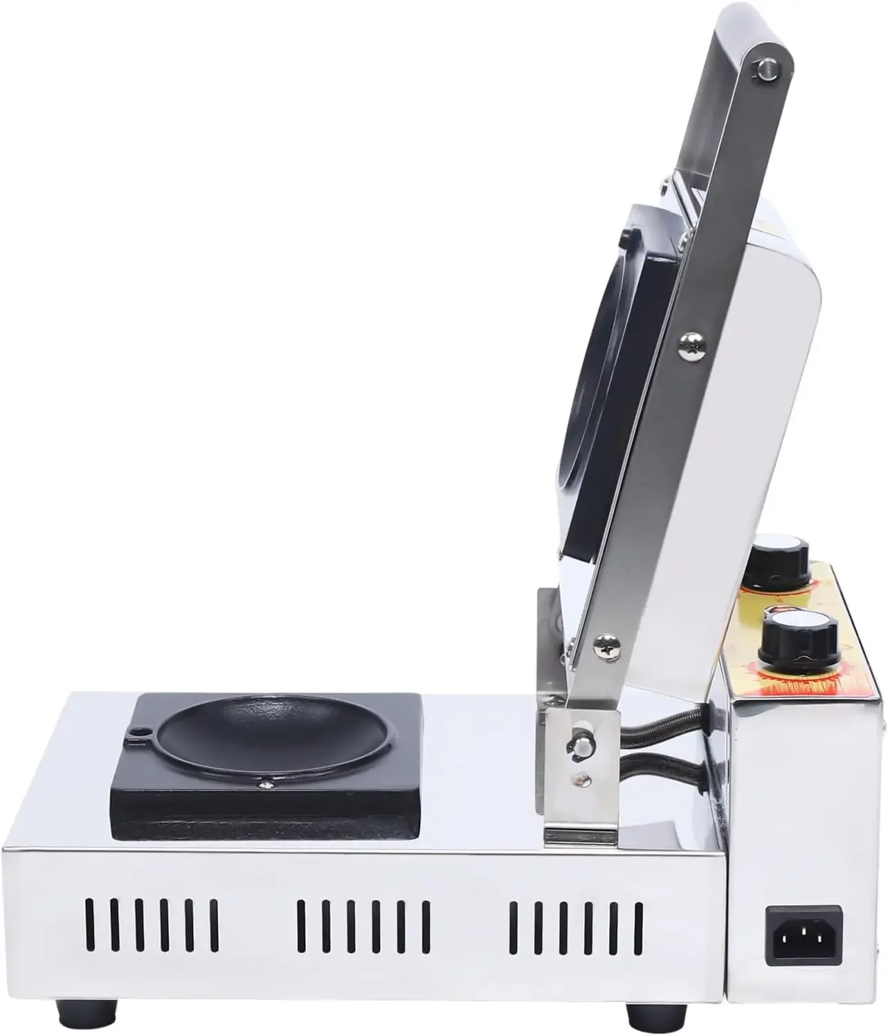1000W Commerical Grill Panini Sandwich Maker, 110V Electric Ice Cream Brioche Sandwich Panini Press Machine Maker, Double Sides 3