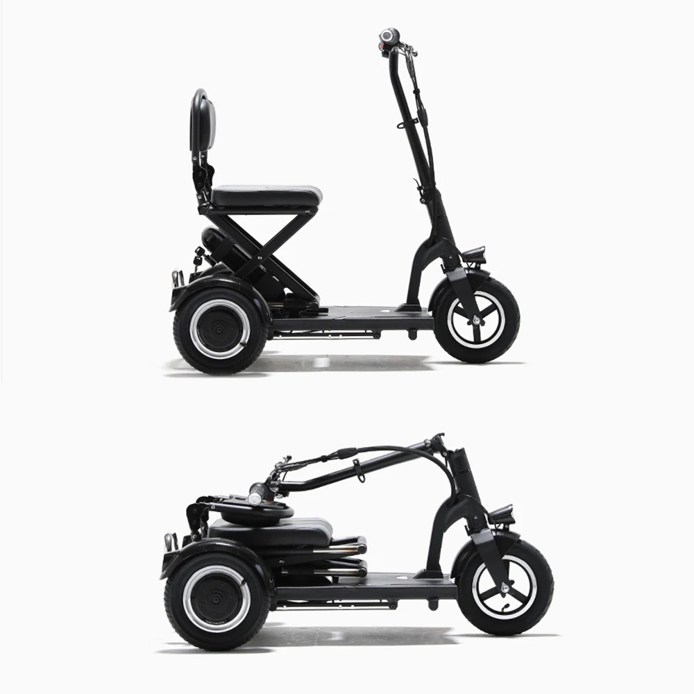 lightweight 3 wheels electric smart portable for elderly mobility scooter custom electric cabin scooter factory sale motorcycle lightweight tricycles mobility scooter for elderly