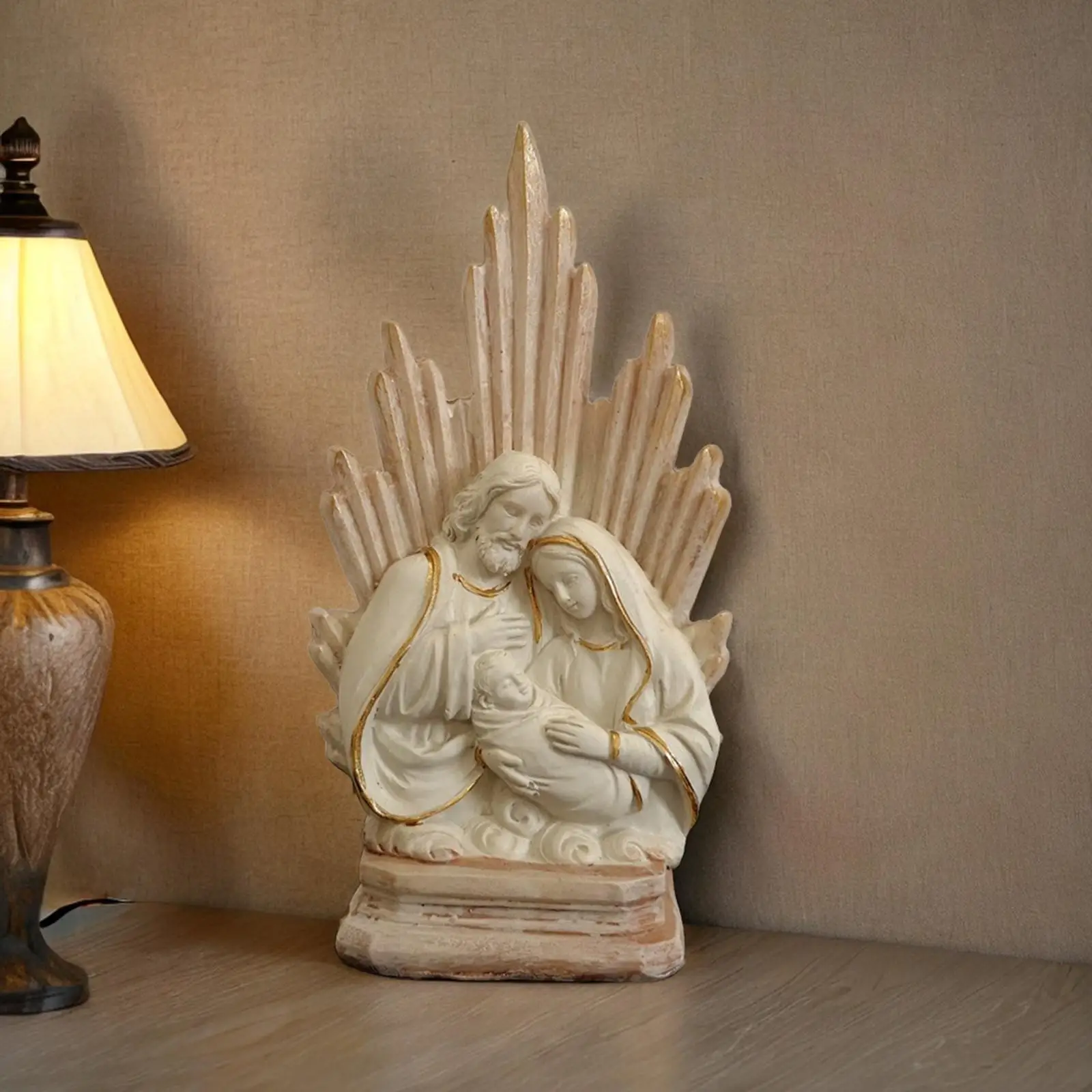 Resin Holy Family Figurine 3