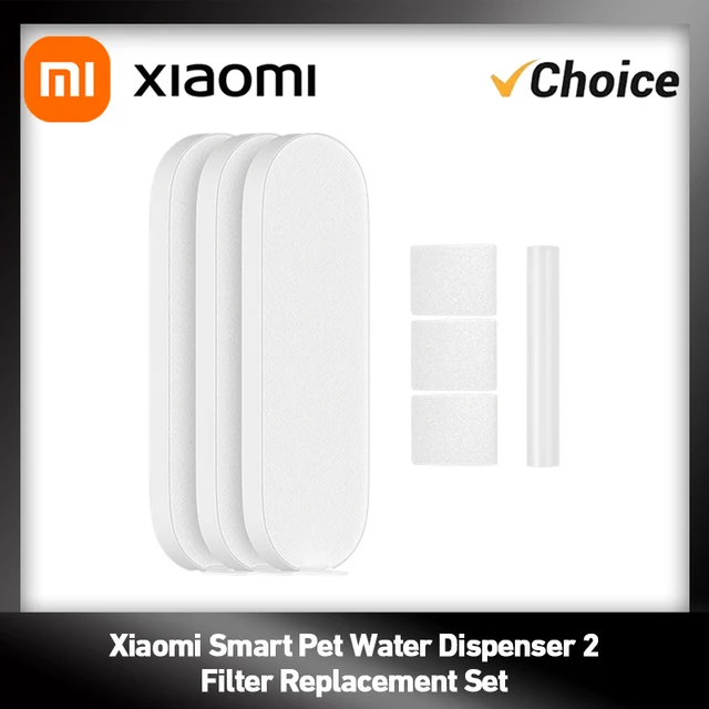 Xiaomi Smart Pet Water Dispenser 2 Filter Kit, 3+3+1 Pack, 4-Stage Filtration, Antibacterial Water Purification 1