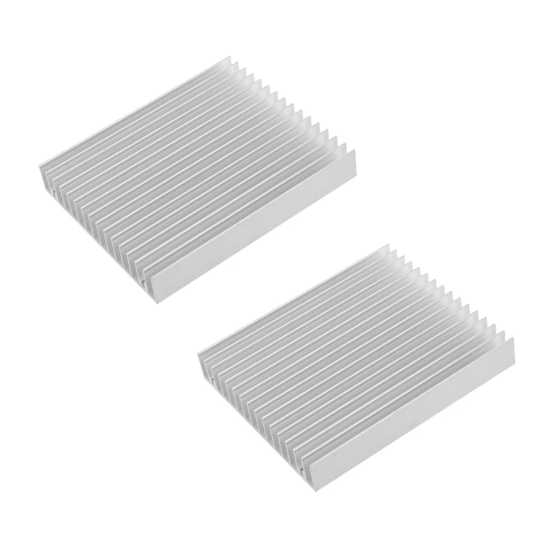 

2 шт., алюминиевые теплорассеиватели 120x100x18 мм