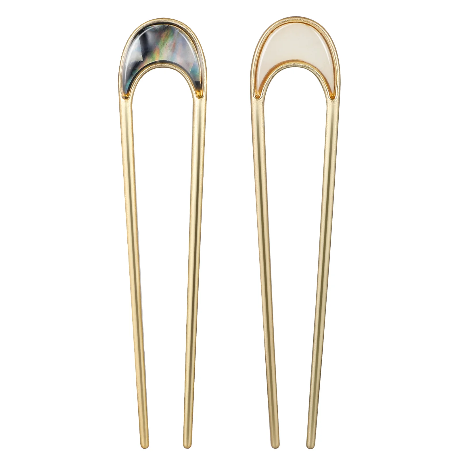 

U Shaped Hair Clips Vintage Forks Women Alloy Sticks Retro Chopsticks Lady Hairpins