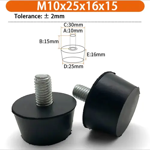 M6 M8 M10 Rubber Adjustable Feet Pad Feet Pad With Screw Table Chair Balck Leveling Foot Pad Furniture Leg Anti-shock Protection - Image 68