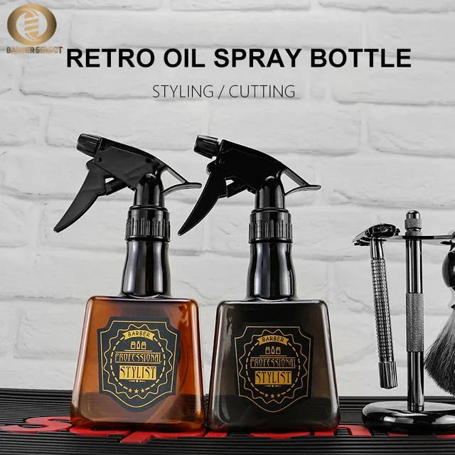 300ML Hairdressing Spray Bottle Portable Refillable Bottle Salon Barber Accessories Water Sprayer Hair Styling Tool Spray Bottle