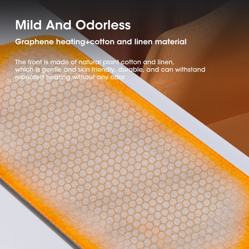 Large 80x33cm Electric Heated Desk Mat with Left Digital Display Warm Hands Keyboard Mouse for Home Office Light Grey