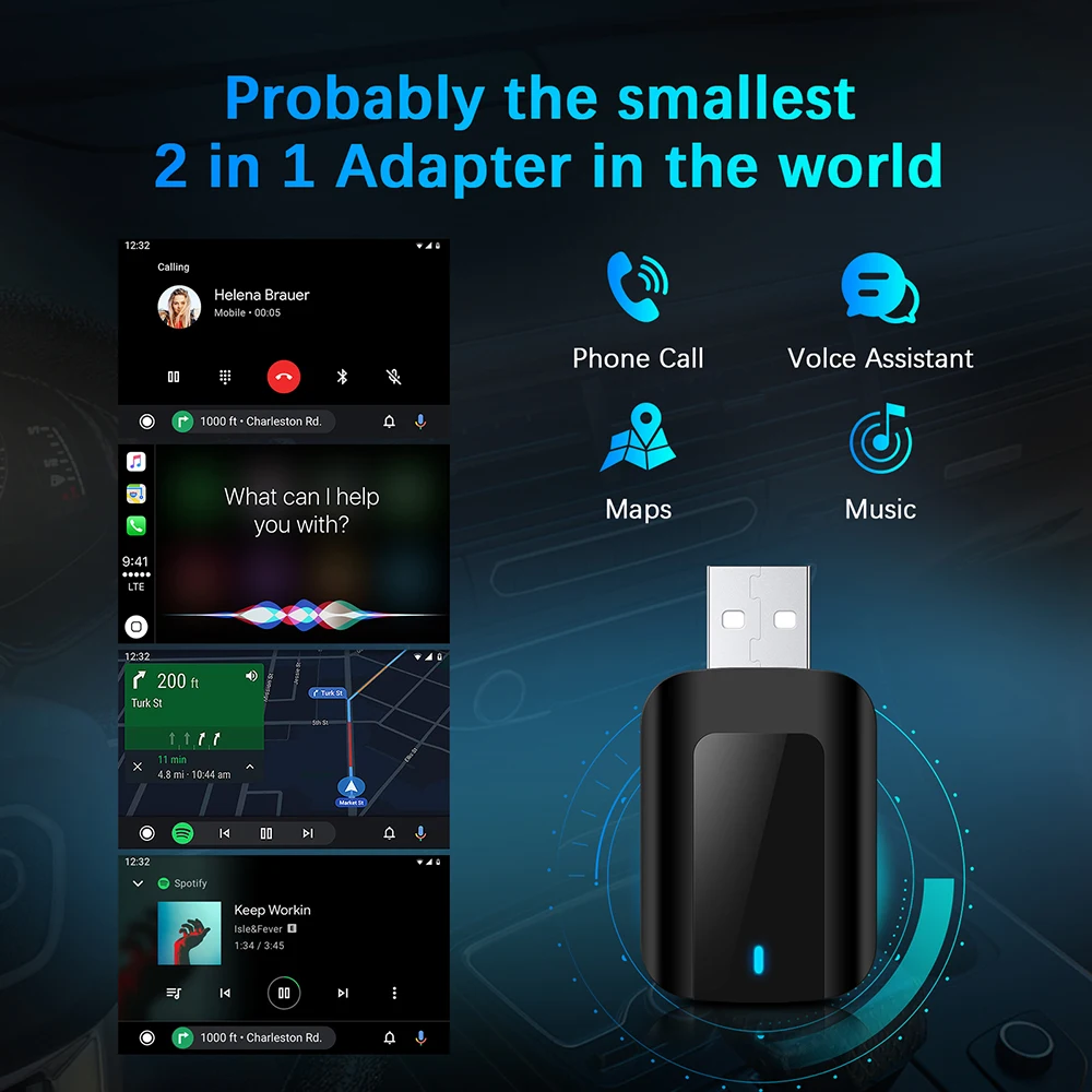 IMOSHION CarPlay Dongle | Geschikt Voor Draadloze Apple CarPlay En Android Auto - CarPlay Dongle Voor Draadloze Apple Carplay En Android Auto Carplay Dongle Zwart 149746816 IMOSHION CarPlay Dongle | Geschikt Voor Draadloze Apple CarPlay En Android Auto - CarPlay Dongle Voor Draadloze Apple Carplay En Android Auto Carplay Dongle Zwart 149746816