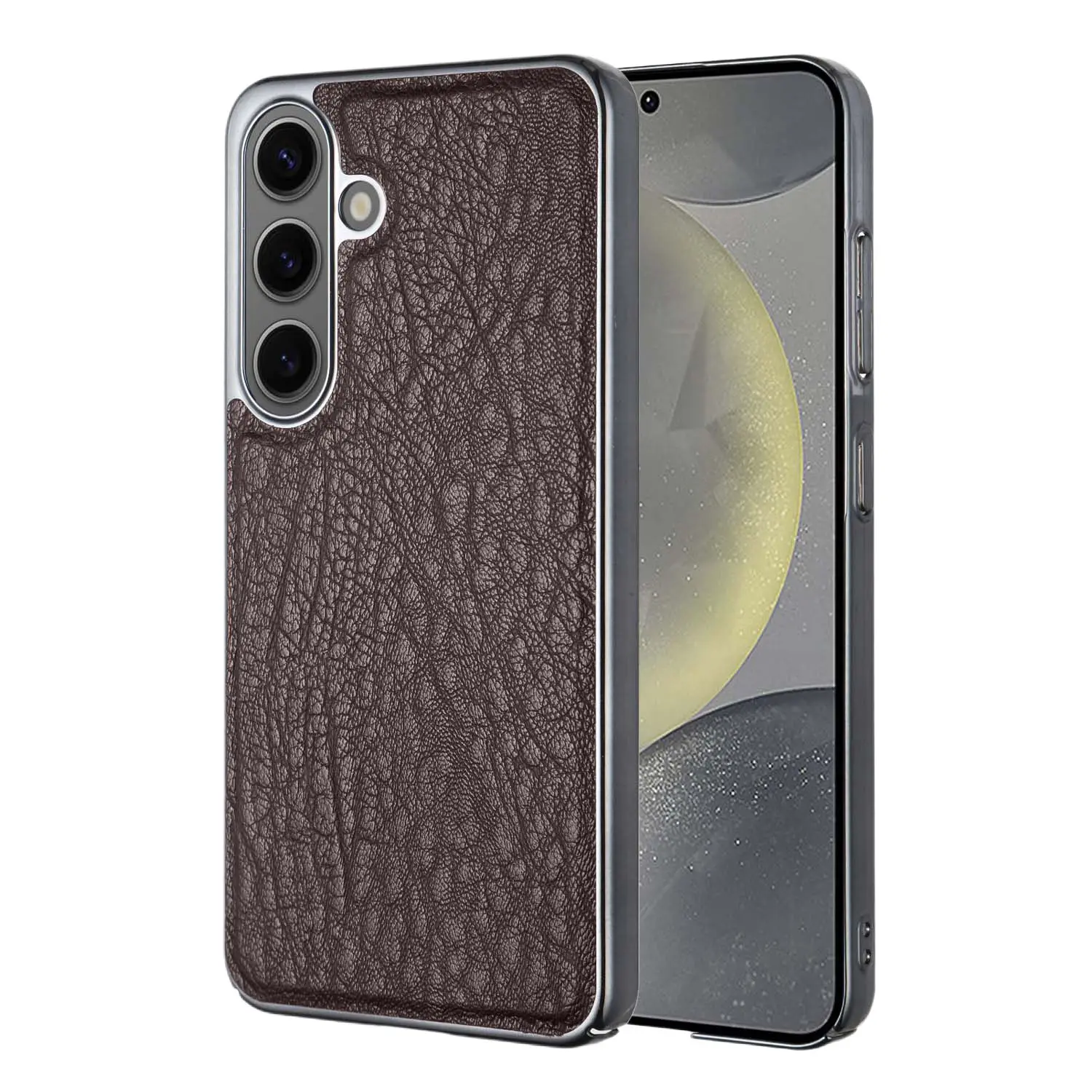 Luxury Ultra Slim Leather Pattern Shockproof Phone Case, Lightweight Design