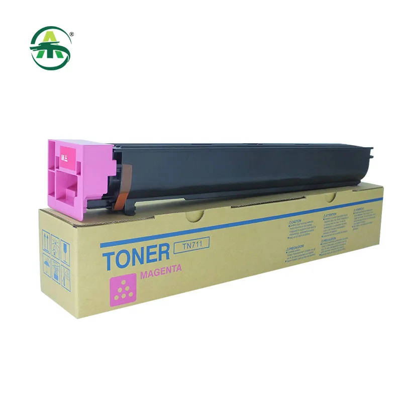 

1PC BK750g CMY500g TN711 TN Toner Cartridge For Konica Minolta Bizhub C654 C754 Toner Powder Copier Supplies Compatible