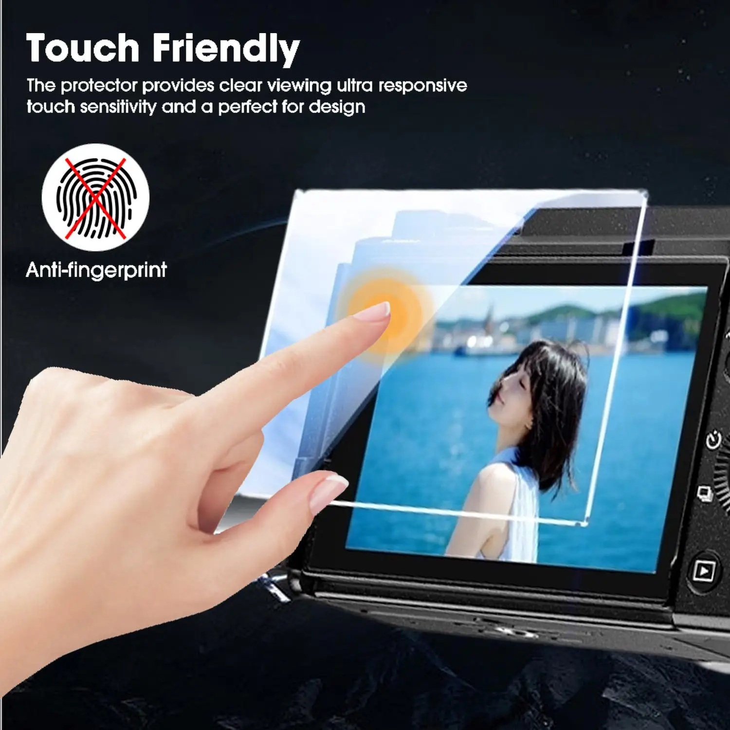 Premium 9H Tempered Glass Screen Protector - Anti-Scratch Protective Film