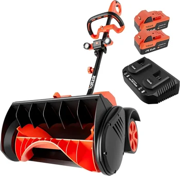 48V Cordless Snow Shovel with Wheels, 16-Inch, Brushless Motor 1