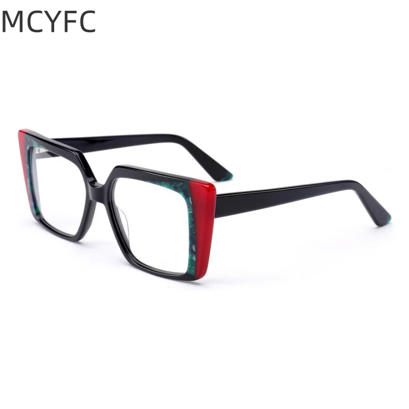 

MCYFC Hand Made Acetate Glasses Frame for Women Custome Fashion High Quality Eyeglasses for Men Optical Glasses Frames Woman