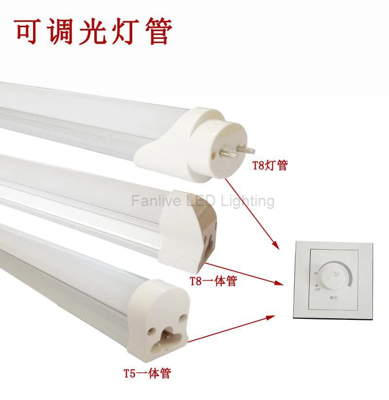 25 개/몫 600mm 9w 디 밍이 가능한 T8 Led 튜브 2 피트 9w Led 튜브 0.6m SMD2835 AC85-265V 형광등 고정 장치에 대 한 에너지 절약