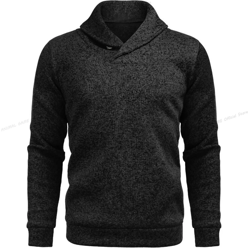 Autumn and Winter Men's Long Sleeved Turtleneck Slim Fit Sweater