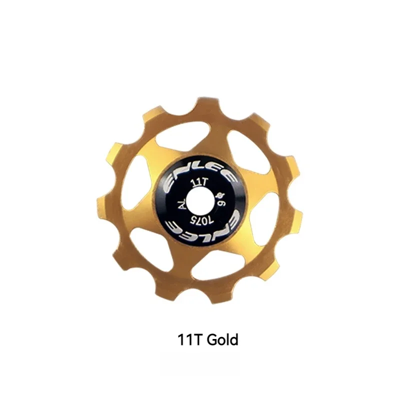 Vibrant Aluminum Alloy Bicycle Rear Derailleur Guide Wheel with Ceramic Bearings