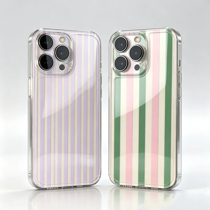 Minimalist Colorful Vertical Stripes Phone Case Cover
