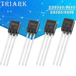 100PCS TO - 92 Triode Transistor Chipset Pack (S8050 - S8550)