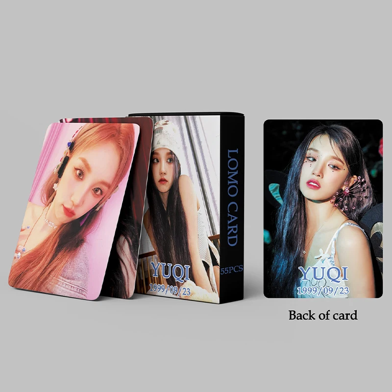 55PCS Gidle New Album Nxde Lomo Card World Tour Photocards I Never