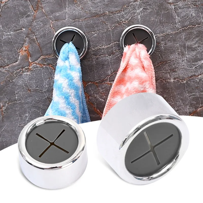 Adhesive Hook 5/1PCS Punch Free Dishwashing Cloth Storage Clip Dishcloth Clip Kitchen Household Gloves Hook Towel Rack Hole Wall Hanging