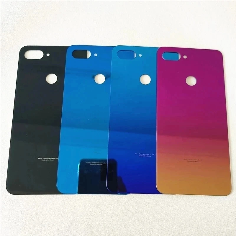 

Новая задняя крышка батарейного отсека для Xiaomi Mi 8 Lite, стеклянная панель, корпус, стеклянная крышка с клейкой поверхностью