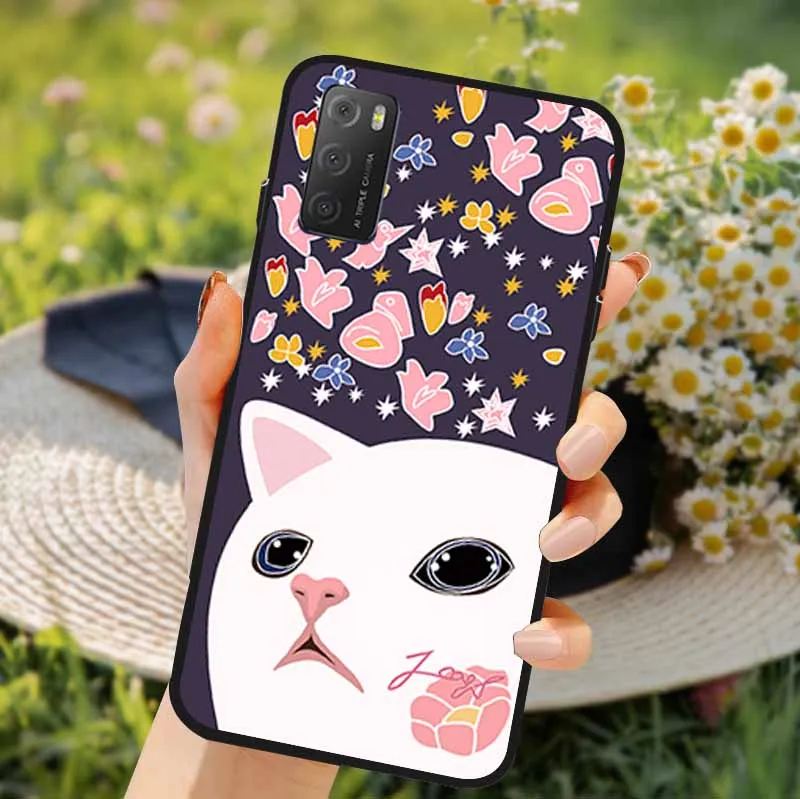 3D Soft TPU Floral Embossed Silicone Phone Case - Elegant Flower Design Back Cover