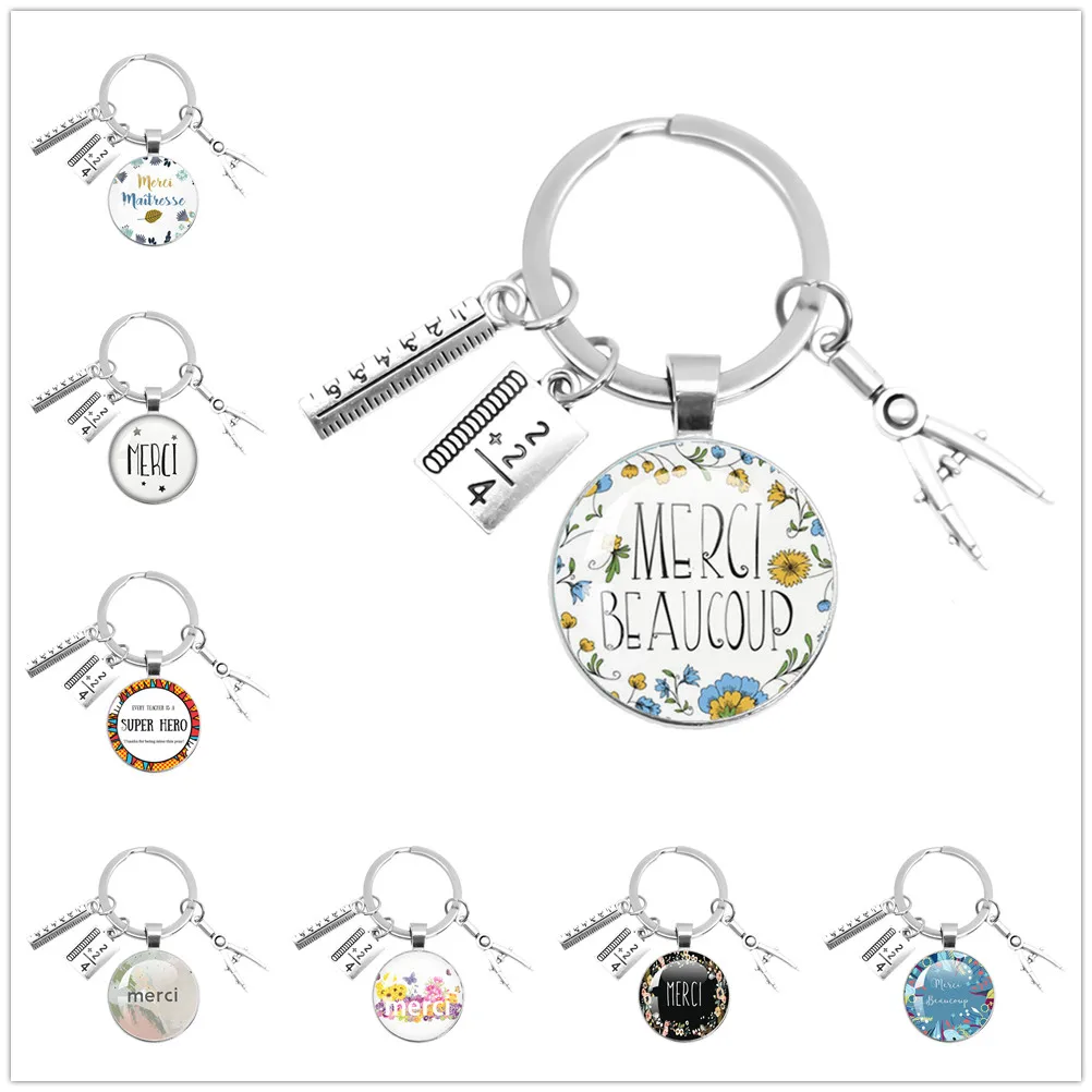 

Цитата «Я хозяйка, которая Dechire», спасибо, Maitresse, стеклянная линейка, подвеска для ручки, брелок для украшения, подарок на День учителя