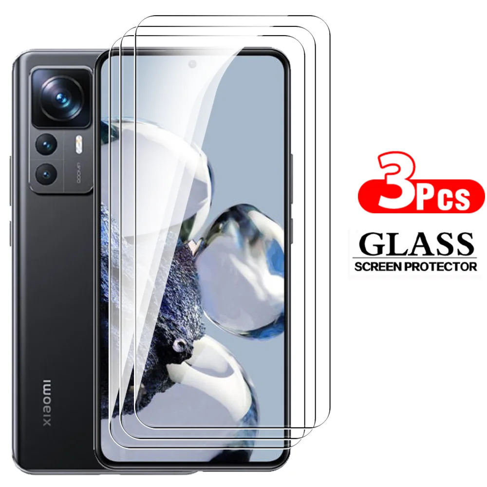 3pcs Screen Protector For Xiaomi 12t Pro Tempered Glass For Xiaomi12t