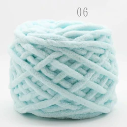 Plush Chenille Knitting Yarn Bundle - Soft Ice Cotton for Cozy Handmade Creations (06-3pcs)
