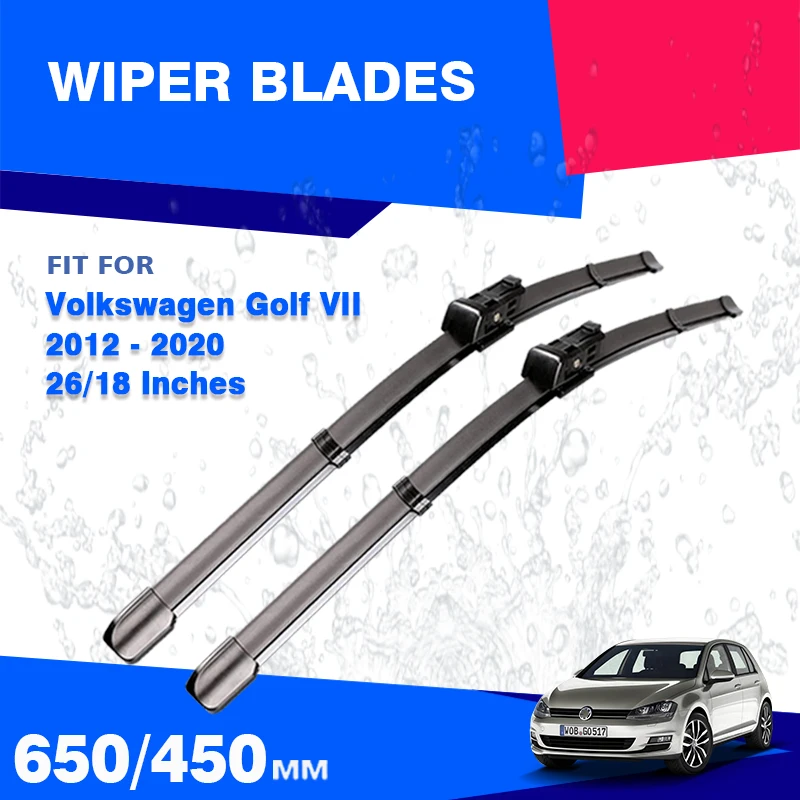 Spazzole Tergicristallo Anteriori Per Volkswagen Vw Golf 7 5 G1 Vii Mk7 2012 - 2020 Gti Tdi Variant Sportsvan Alltrack Gte Gtd R Parabrezza