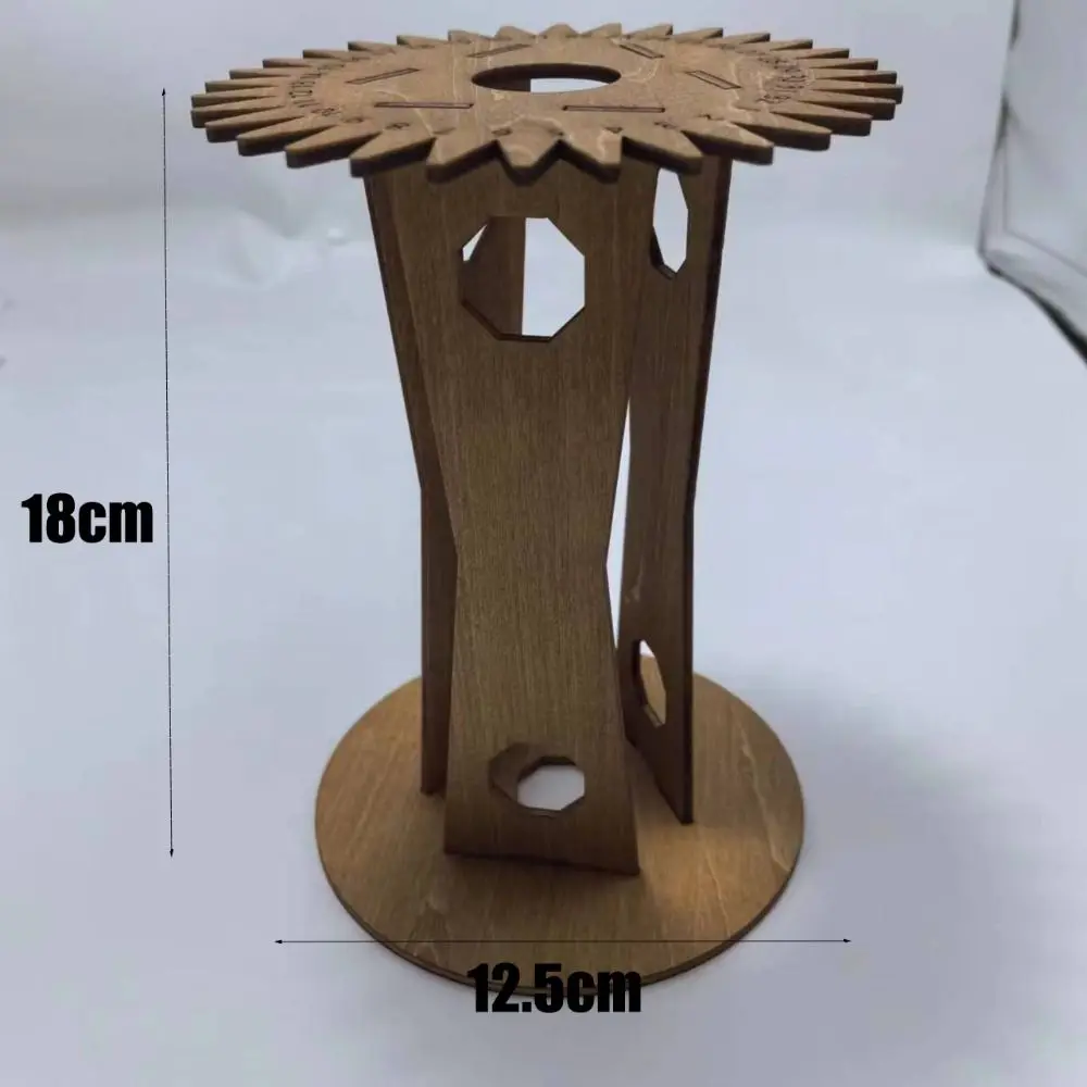 Vertical Kumihimo Marudai Disk New DIY Wooden Hand Rope Braiding Frame
