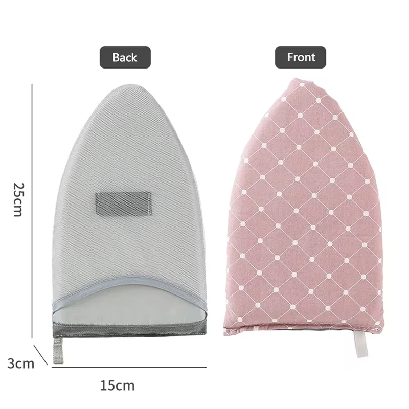 Compact Fabric Handheld Ironing Tray with Insulated Ironing Glove
