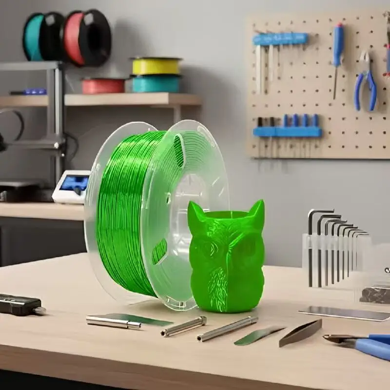 핫세일 3D 프린터 실크 PLA 필라멘트 1.75mm, 친환경, 막힘 없음, 고정밀, 0.02mm 허용오차, 20가지 이상 색상 제공