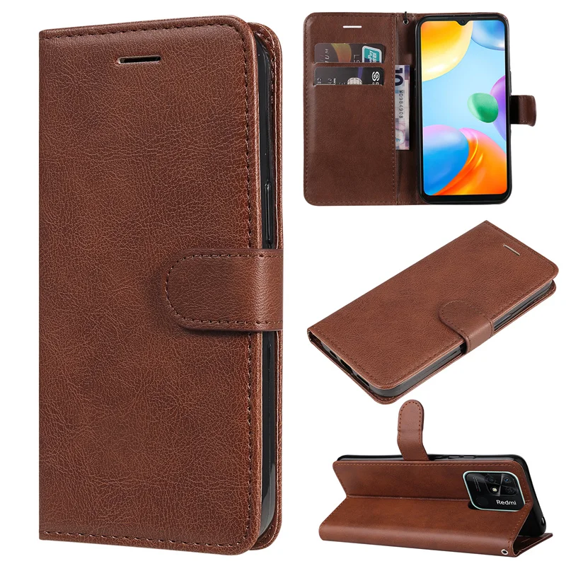 Redmi 10A 10 A Case Wallet Book Stand Coque For Xiaomi Redmi 10C 10C Cover Card Slot Luxury Leather Protect Mobile Phone Case