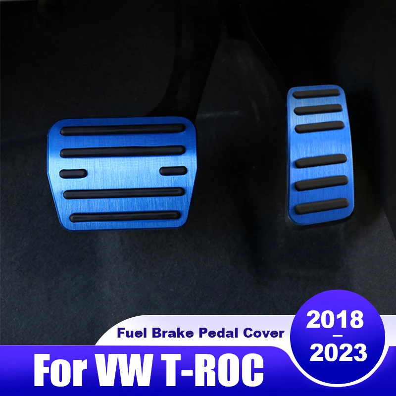

For Volkswagen VW T-ROC TROC 2018 2019 2020 2021 20222 2023 Car Accelerator Brake Pedals Cover Pads Non-slip Pads Accessories