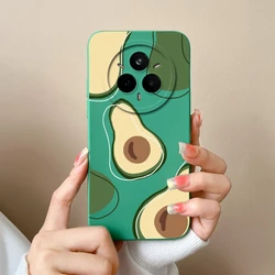Floral Shockproof Silicone Phone Case - Stylish Protective Back Cover for Realme 14ProPlus (TYG27)