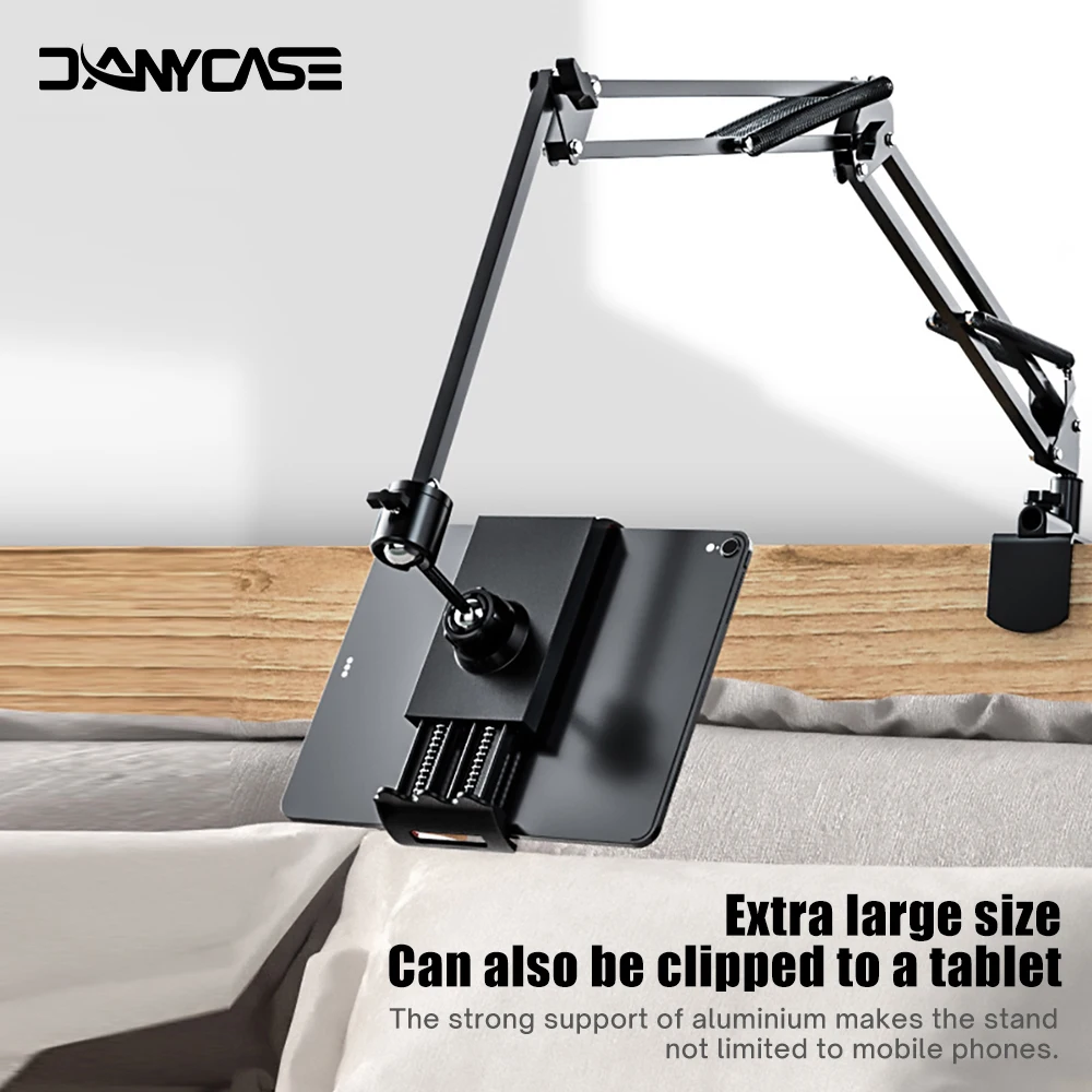 360 Adjustable Bed Tablet Stand for 4inch to 12.9inch Mobile Phones Tablets Lazy Arm Desk Mount Support iPad Mini | Компьютеры и офис