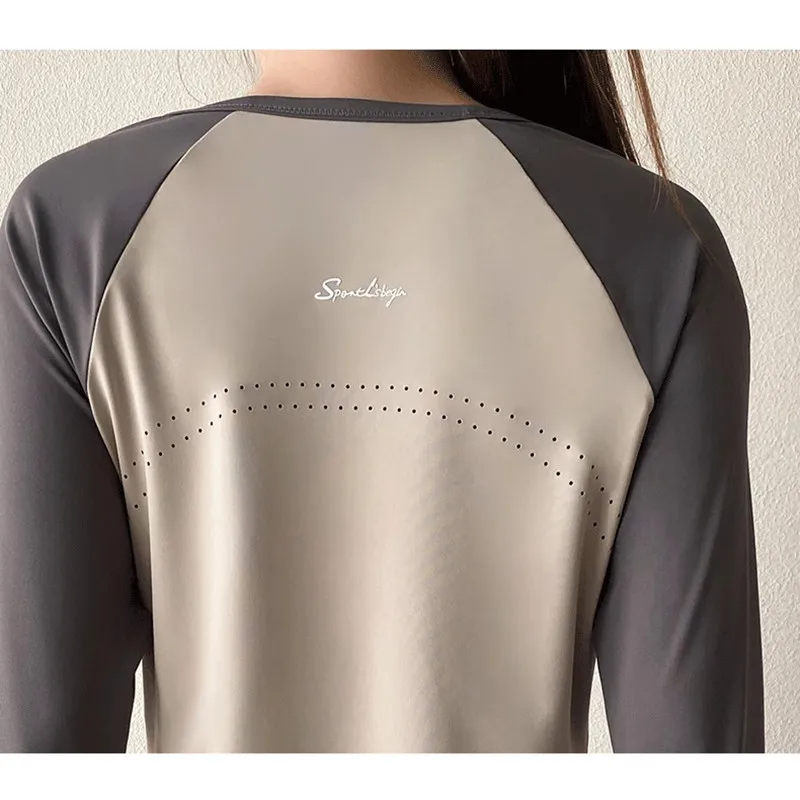 Long Sleeve Yoga Clothes Pilates Blouse Sport Women Top Yoga Shirt Fitness Running T-shirt Sportswear Gym Clothing sports t shirt yoga top yoga shirt sports shirt