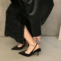 2024 Fashionable Pointed Toe Stiletto Heel Shallow Mouth New Sandals Summer Sexy Elegant Casual Stiletto Women's Shoes NO:M05 - Image 2