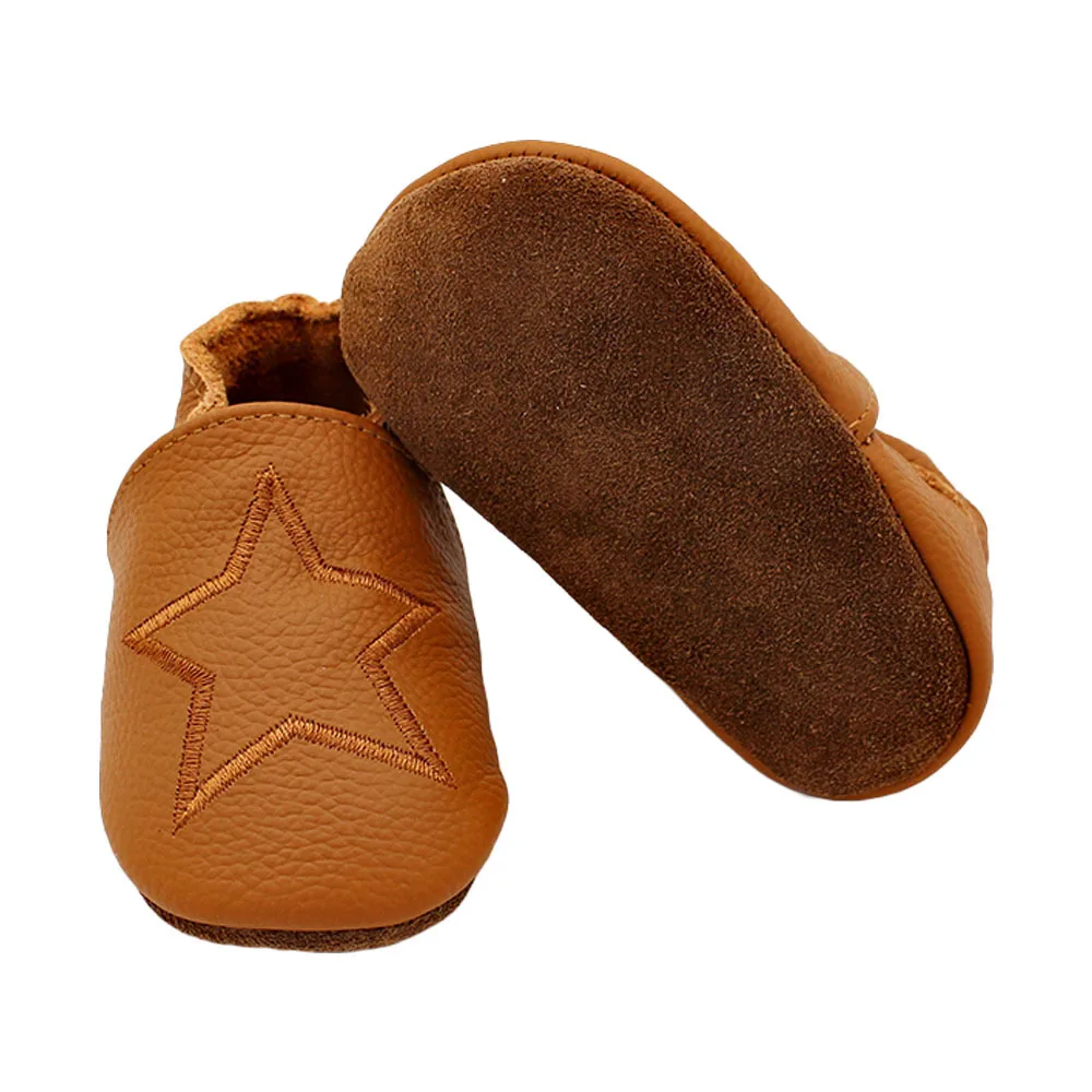 Baby Cowhide Leather Casual Crib Shoes For First Steps For Toddlers Girl Boys Newborn Infant Educational Walkers kids Sneakers baby shoes