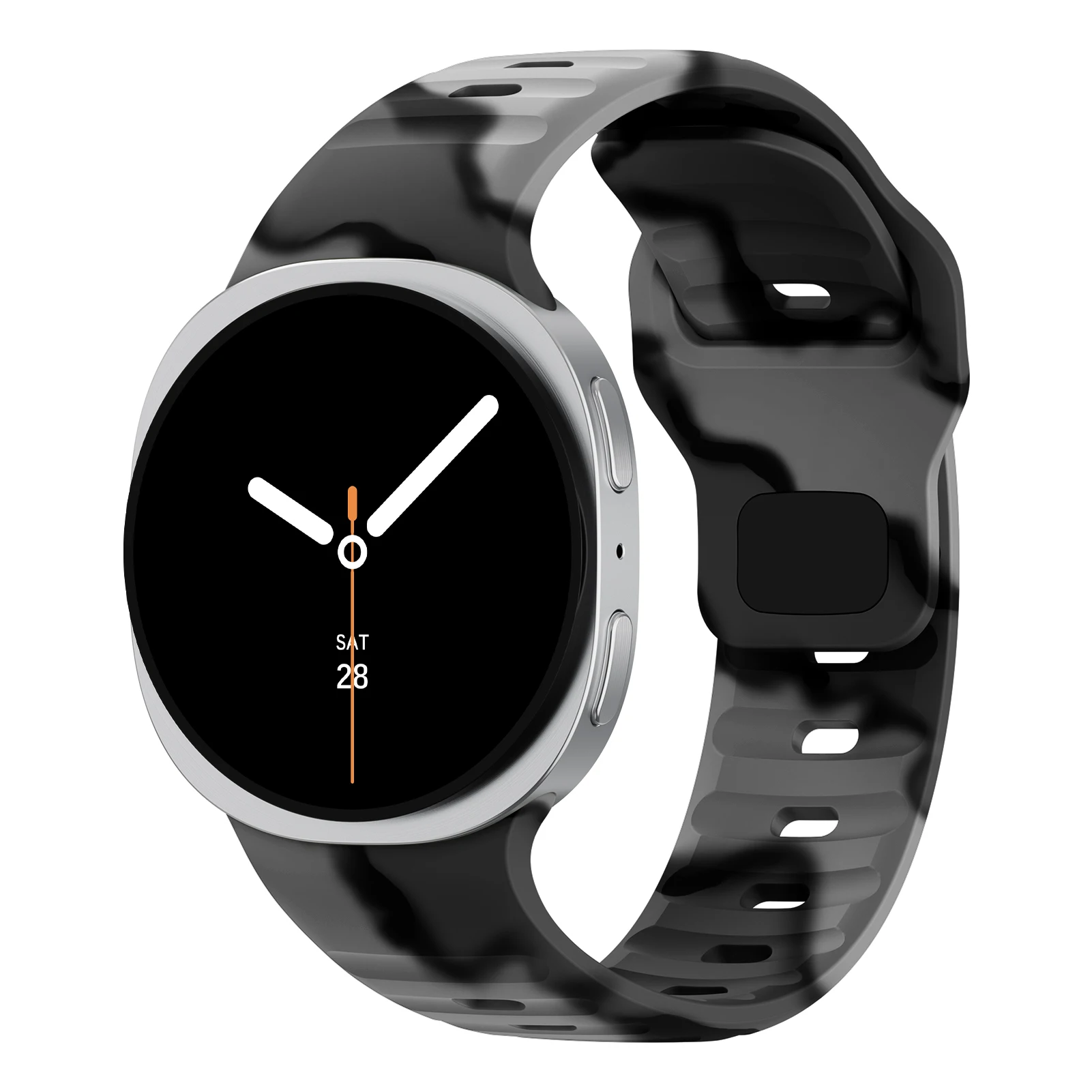 Rugged Silicone Sport Band - Enhanced Strap