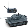 1:72 Mini RC Tanks 2117 Model Military Electric Radio Control Vehicle Portable Battle Tanks Simulation Gifts Toys for children 4