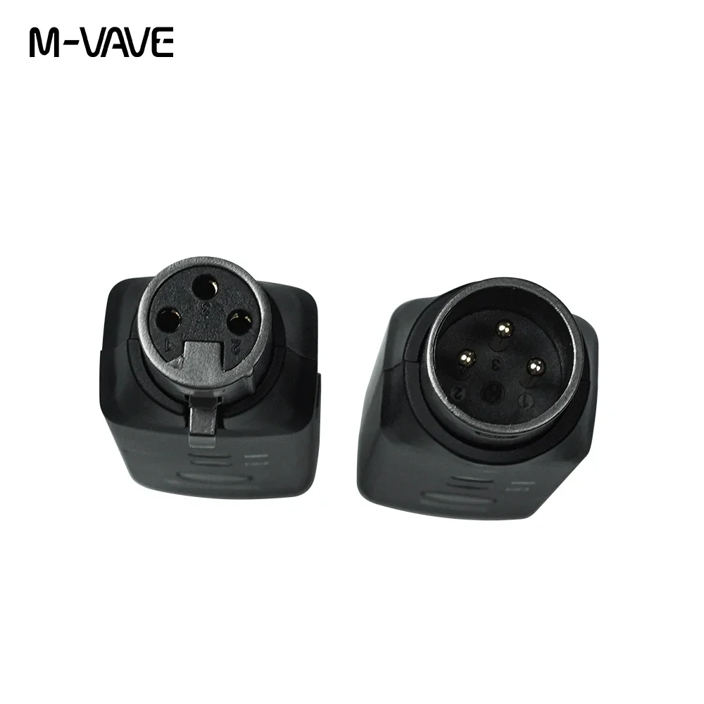 M-VAVE WP-7 2.4G Wireless Microphone Xlr Transmitter Receiver Wireless Mic System for Dynamic Microphones Dual-channel