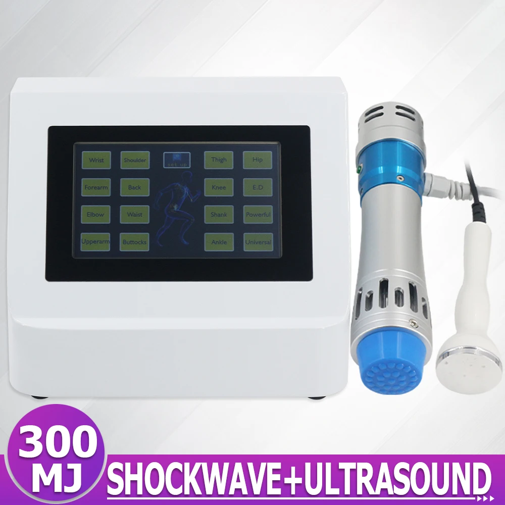 

300MJ Shockwave Therapy Machine For 2024 New For ED Treatment Body Massage Relieve Muscle Pain Physiotherapy Shock Wave Massager