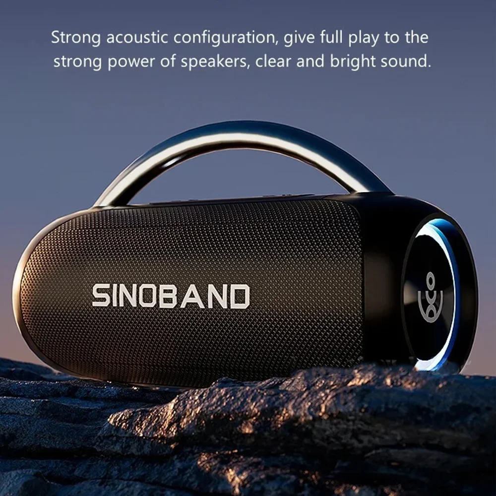 

Портативный Bluetooth-динамик XDOBO SINOBAND, IPX5 Водонепроницаемый сабвуфер, 60 Вт, мощный домашний кинотеатр, 360 стерео, Caixa de som
