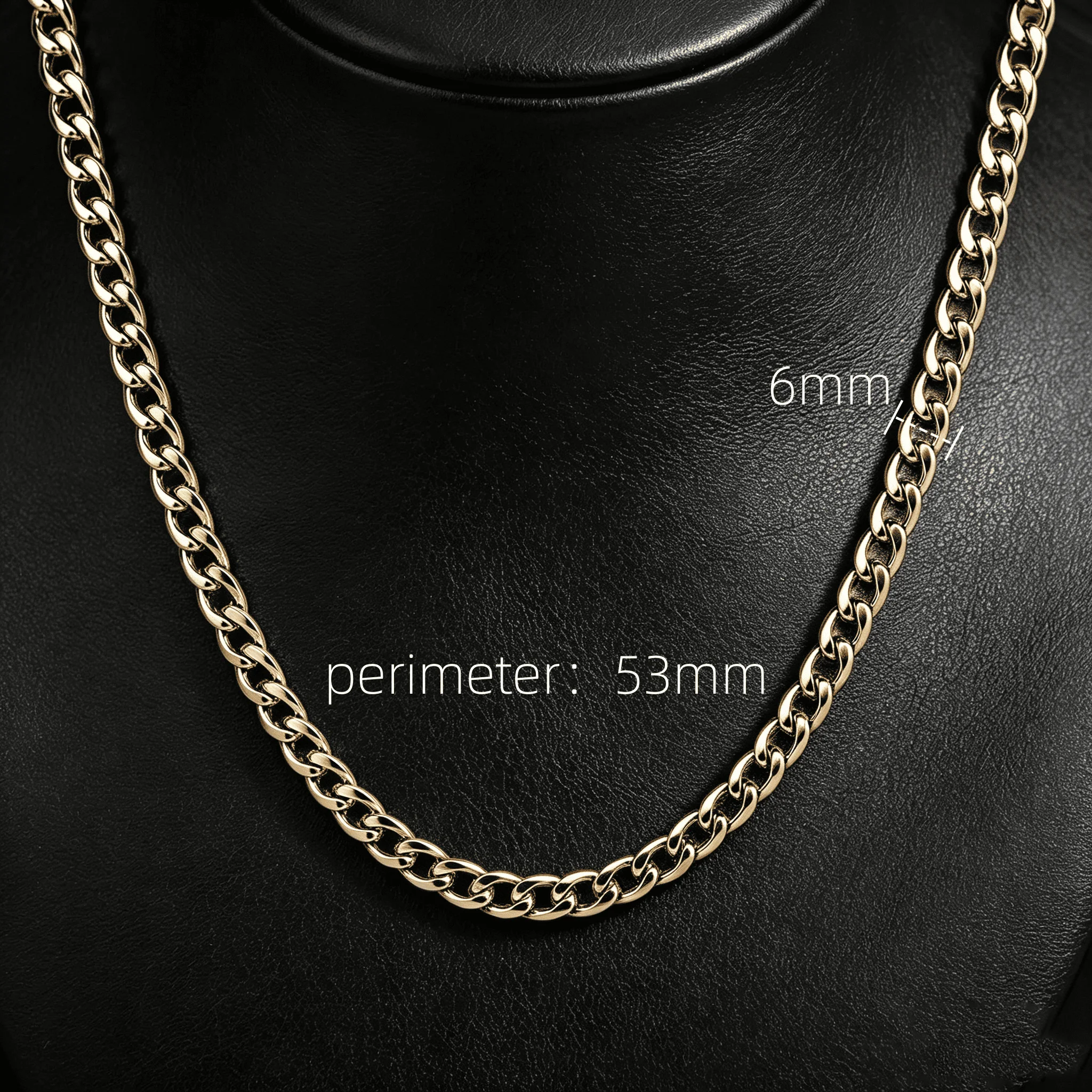 gold 6mm necklace